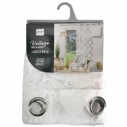 Paris Prix Rideau Voilage à Œillets Florinella 140x240cm Blanc 13 Paris Prix Rideau Voilage à Œillets Florinella 140x240cm Blanc -Auchan Boutique B2CD 2124