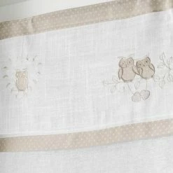 Paris Prix Paire De Voilages Brodés Betty 60x120cm Naturel -Auchan Boutique B2CD 2132