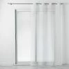 Paris Prix Rideau Voilage à Œillets Madi 140x240cm Blanc -Auchan Boutique B2CD 2133