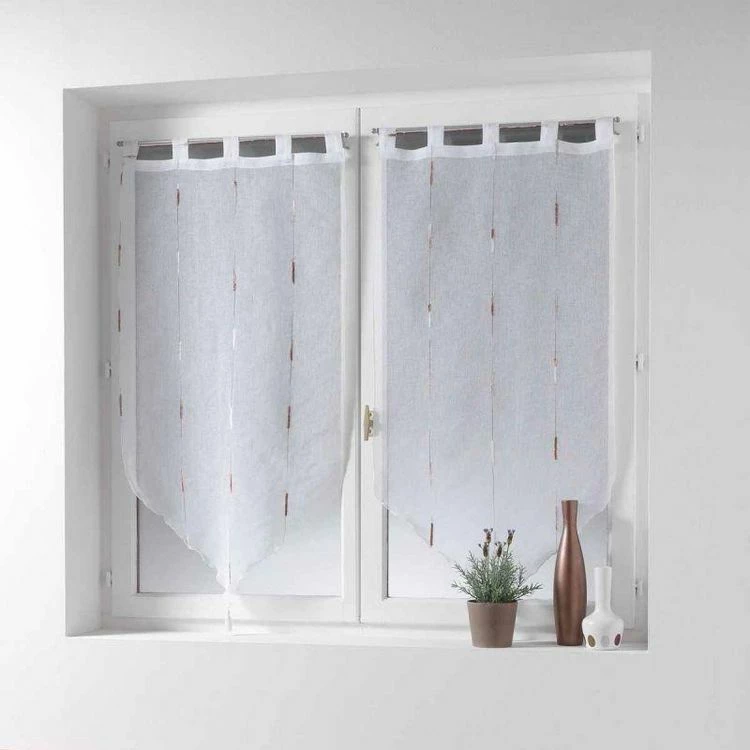 Paris Prix Paire De Voilages Chenilla 45x120cm Naturel 3 Paris Prix Paire De Voilages Chenilla 45x120cm Naturel