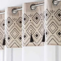 Paris Prix Rideau Voilage à Œillets Nalika 140x240cm Blanc -Auchan Boutique B2CD 2169