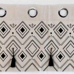 Paris Prix Rideau Voilage à Œillets Nalika 140x240cm Blanc -Auchan Boutique B2CD 2170