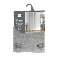 Paris Prix Rideau Voilage à Œillets Sunline 140x280cm Gris & Argent 10 Paris Prix Rideau Voilage à Œillets Sunline 140x280cm Gris & Argent -Auchan Boutique B2CD 2176