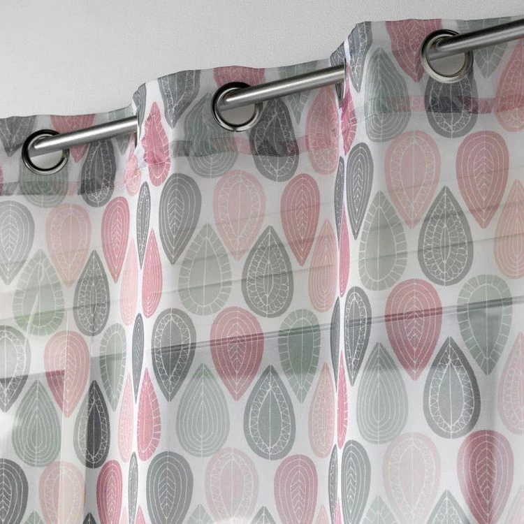 Paris Prix Rideau Voilage Palpito 140x240cm Rose 4 Paris Prix Rideau Voilage Palpito 140x240cm Rose – Image 2