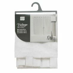Paris Prix Paire De Voilages Olympia 60x160cm Blanc -Auchan Boutique B2CD 2189