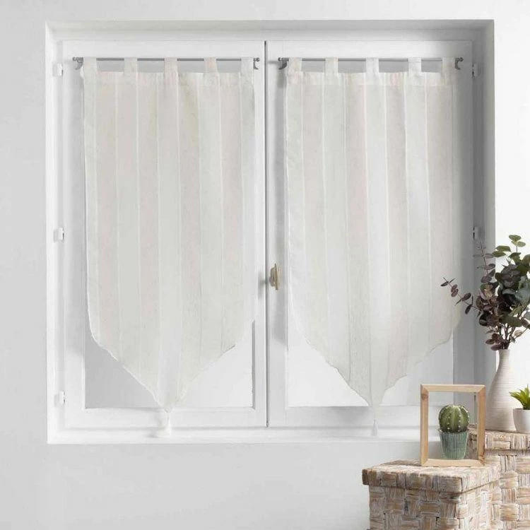 Paris Prix Paire De Voilages Palaos 60x120cm Naturel 3 Paris Prix Paire De Voilages Palaos 60x120cm Naturel