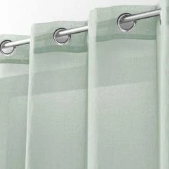 Paris Prix Rideau Voilage Étamine Telma 140x240cm Sauge -Auchan Boutique B2CD 2207