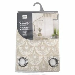 Paris Prix Rideau Voilage à Œillets Bahina 140x240cm Blanc -Auchan Boutique B2CD 2219