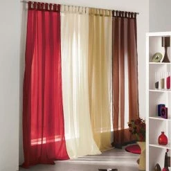 Paris Prix Rideau Voilage à Passants Voiline 140x240cm Crème -Auchan Boutique B2CD 2223