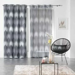 Paris Prix Rideau à Œillets Galiane 140x260cm Anthracite 7 Paris Prix Rideau à Œillets Galiane 140x260cm Anthracite -Auchan Boutique B2CD 2226