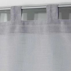 Paris Prix Paire De Voilages Zazy 60x160cm Gris -Auchan Boutique B2CD 2236