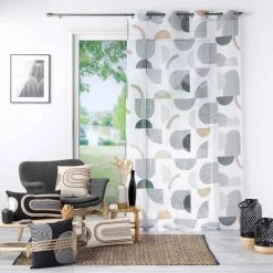 Paris Prix Rideau Voilage à Œillets Milazzo 140x240cm Blanc 7 Paris Prix Rideau Voilage à Œillets Milazzo 140x240cm Blanc -Auchan Boutique B2CD 2251