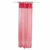 Paris Prix Rideau Voilage Faded 140x290cm Rouge