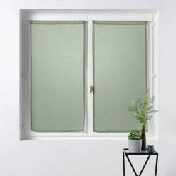 Paris Prix Paire De Voilages Sandra 60x160cm Kaki -Auchan Boutique B2CD 2261