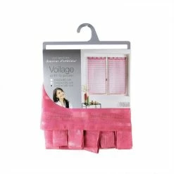 Paris Prix Paire De Voilages Riane 60x160cm Corail -Auchan Boutique B2CD 2267