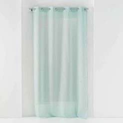 Paris Prix Rideau Voilage à Œillets Sandra 140x240cm Menthe
