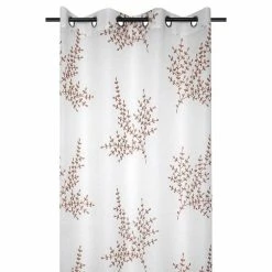 Lovely Casa Voilage à œillets 140x260 Cm Adonis Rouille