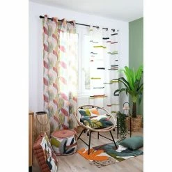 Lovely Casa Voilage à œillets 140x260 Cm Papercut 7 Lovely Casa Voilage à œillets 140x260 Cm Papercut -Auchan Boutique B2CD 2309