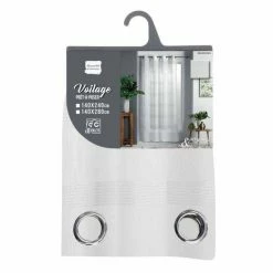 Paris Prix Rideau Voilage à Œillets Ajourela 140x240cm Blanc 8 Paris Prix Rideau Voilage à Œillets Ajourela 140x240cm Blanc -Auchan Boutique B2CD 2324