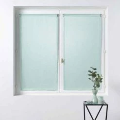 Paris Prix Paire De Voilages Sandra 60x120cm Menthe 8 Paris Prix Paire De Voilages Sandra 60x120cm Menthe -Auchan Boutique B2CD 2328