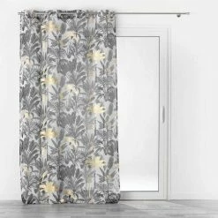 Paris Prix Rideau Voilage Ă Ĺ’illets Karaba 140x240cm Gris