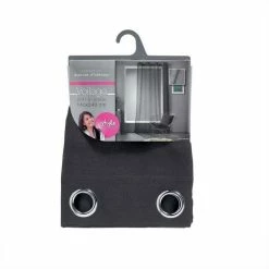 Paris Prix Rideau Voilage à Œillets Linea 140x240cm Anthracite 8 Paris Prix Rideau Voilage à Œillets Linea 140x240cm Anthracite -Auchan Boutique B2CD 2356