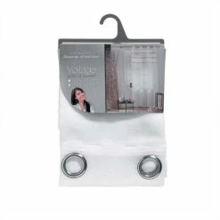 Paris Prix Rideau Voilage à Œillets Sandina 140x280cm Lin -Auchan Boutique B2CD 2362