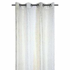 Lovely Casa Voilage à œillets 140x260 Cm Shine Or