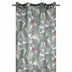 Lovely Casa Voilage à œillets 140x260 Cm Rousseau Vert