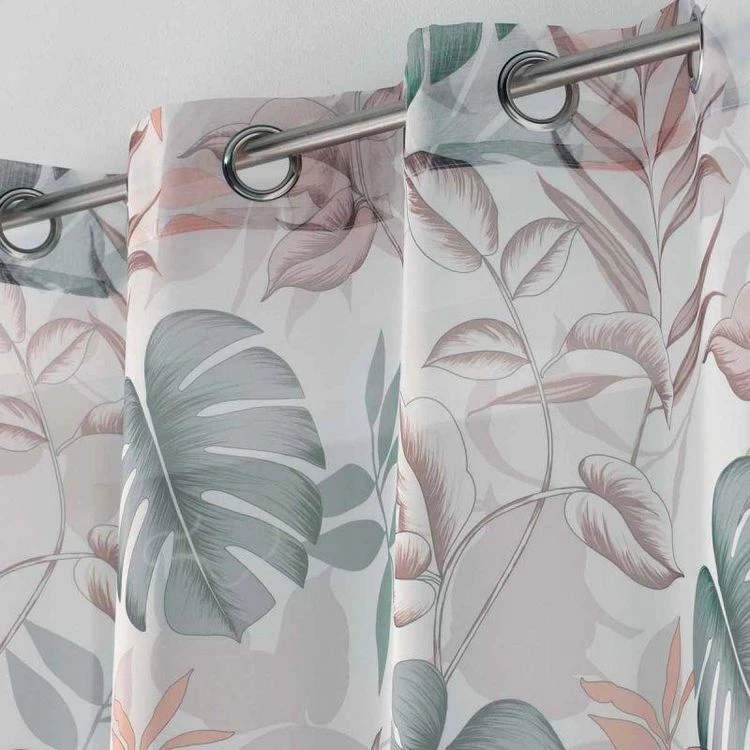 Paris Prix Rideau Voilage à Œillets Jardin Intérieur 140x240cm Blanc 4 Paris Prix Rideau Voilage à Œillets Jardin Intérieur 140x240cm Blanc – Image 2