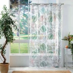 Paris Prix Rideau Voilage à Œillets Jardin Intérieur 140x240cm Blanc 7 Paris Prix Rideau Voilage à Œillets Jardin Intérieur 140x240cm Blanc -Auchan Boutique B2CD 2415