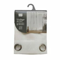 Paris Prix Rideau Voilage à Œillets Palmeor 140x240cm Argent 10 Paris Prix Rideau Voilage à Œillets Palmeor 140x240cm Argent -Auchan Boutique B2CD 2423