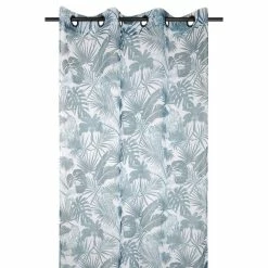 Lovely Casa Voilage à œillets 135x260 Cm Brasil Pétrole