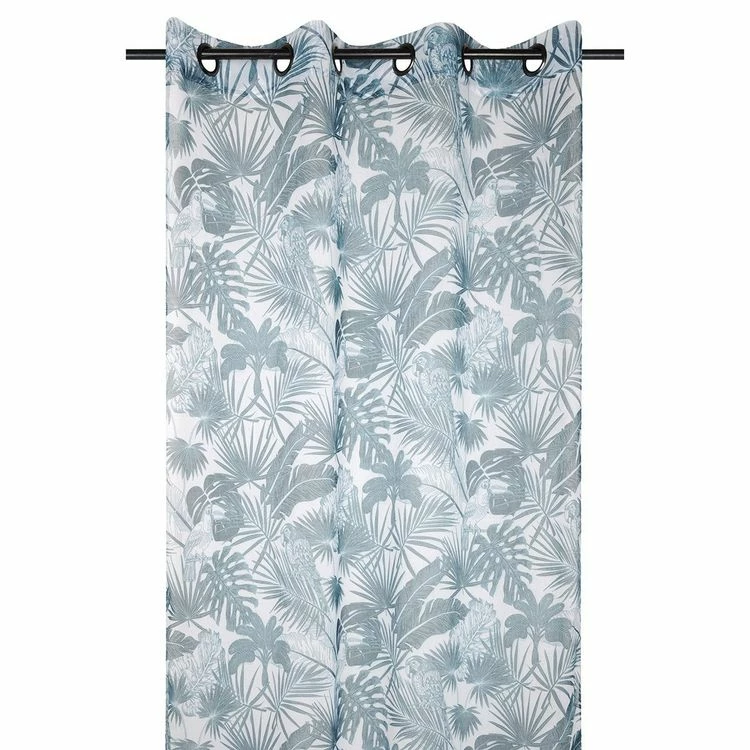 Lovely Casa Voilage à œillets 135x260 Cm Brasil Pétrole 3 Lovely Casa Voilage à œillets 135x260 Cm Brasil Pétrole