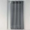 Paris Prix Rideau Voilage à Œillets Mélusine 140x240cm Anthracite -Auchan Boutique B2CD 2444