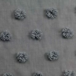 Paris Prix Rideau Voilage à Œillets Mélusine 140x240cm Anthracite -Auchan Boutique B2CD 2446