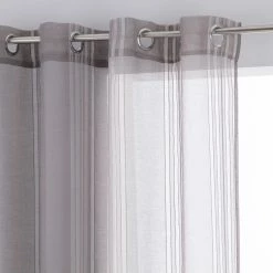 ATMOSPHERA Voilage Lisa - 140 X 240 Cm - Gris