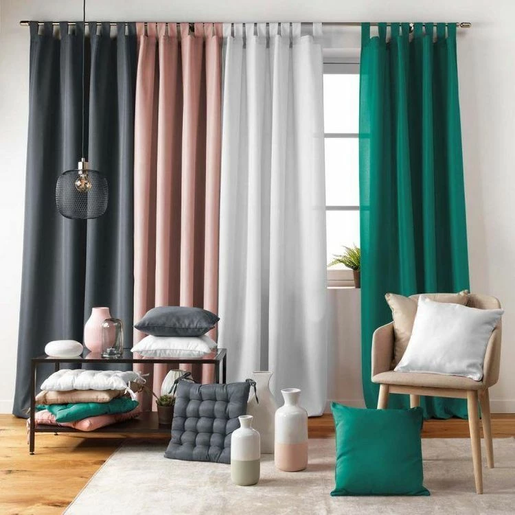 Paris Prix Rideau à Passants Essentiel 140x260cm Kaki 5 Paris Prix Rideau à Passants Essentiel 140x260cm Kaki – Image 3