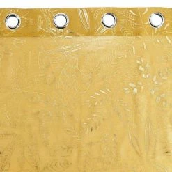 Paris Prix Rideau Voilage à Œillets Belflor 140x240cm Jaune -Auchan Boutique B2CD 2480