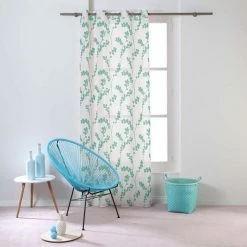 Paris Prix Rideau Voilage Kinéo 140x240cm Menthe