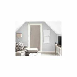 Soleil D'ocre Voile Pour Porte Fenêtre En Coton 90x200 Cm PANAMA Taupe