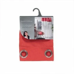 Paris Prix Rideau Voilage à Œillets Kelonia 140x240cm Orange -Auchan Boutique B2CD 2581