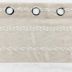 Paris Prix Rideau Voilage à Œillets Nouna 140x280cm Blanc -Auchan Boutique B2CD 2587