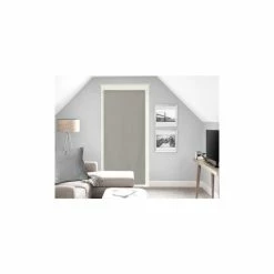 Soleil D'ocre Voilage Pour Porte Fenêtre 70x200 Cm NOEMIE Taupe, Par Soleil D'Ocre