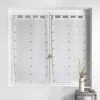Paris Prix Paire De Voilages Lorna 60x120cm Blanc -Auchan Boutique B2CD 2631