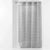 Paris Prix Rideau Voilage à Œillets Karrona 140x240cm Anthracite -Auchan Boutique B2CD 2642