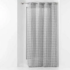 Paris Prix Rideau Voilage Ă Ĺ’illets Karrona 140x240cm Anthracite