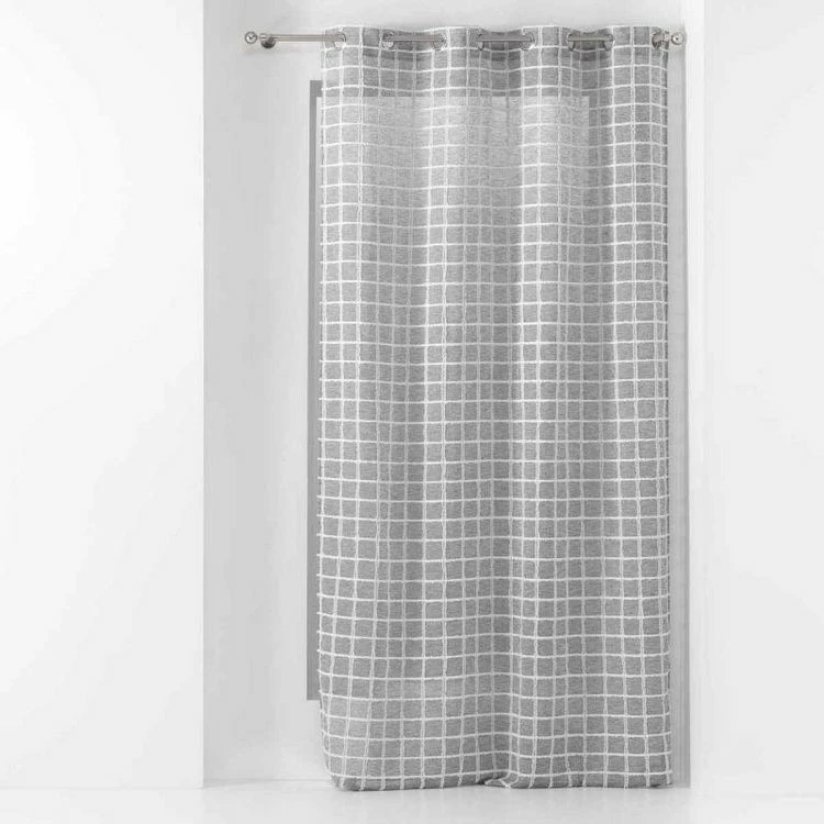 Paris Prix Rideau Voilage à Œillets Karrona 140x240cm Anthracite 3 Paris Prix Rideau Voilage à Œillets Karrona 140x240cm Anthracite