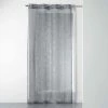 Paris Prix Rideau Voilage à Œillets Galip 140x240cm Anthracite