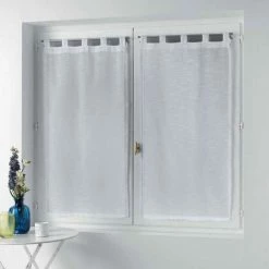 Paris Prix Paire De Voilages Zazy 60x120cm Blanc